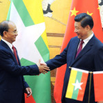 Thein Sein et Xi Jinping